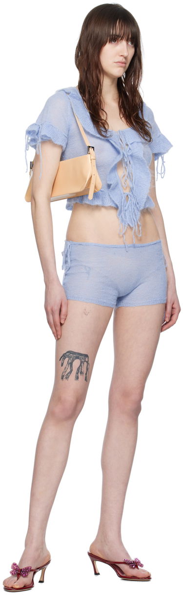 Shorts GUIZIO Guizio Drawstring Shorts Blå | S24607S018, 3
