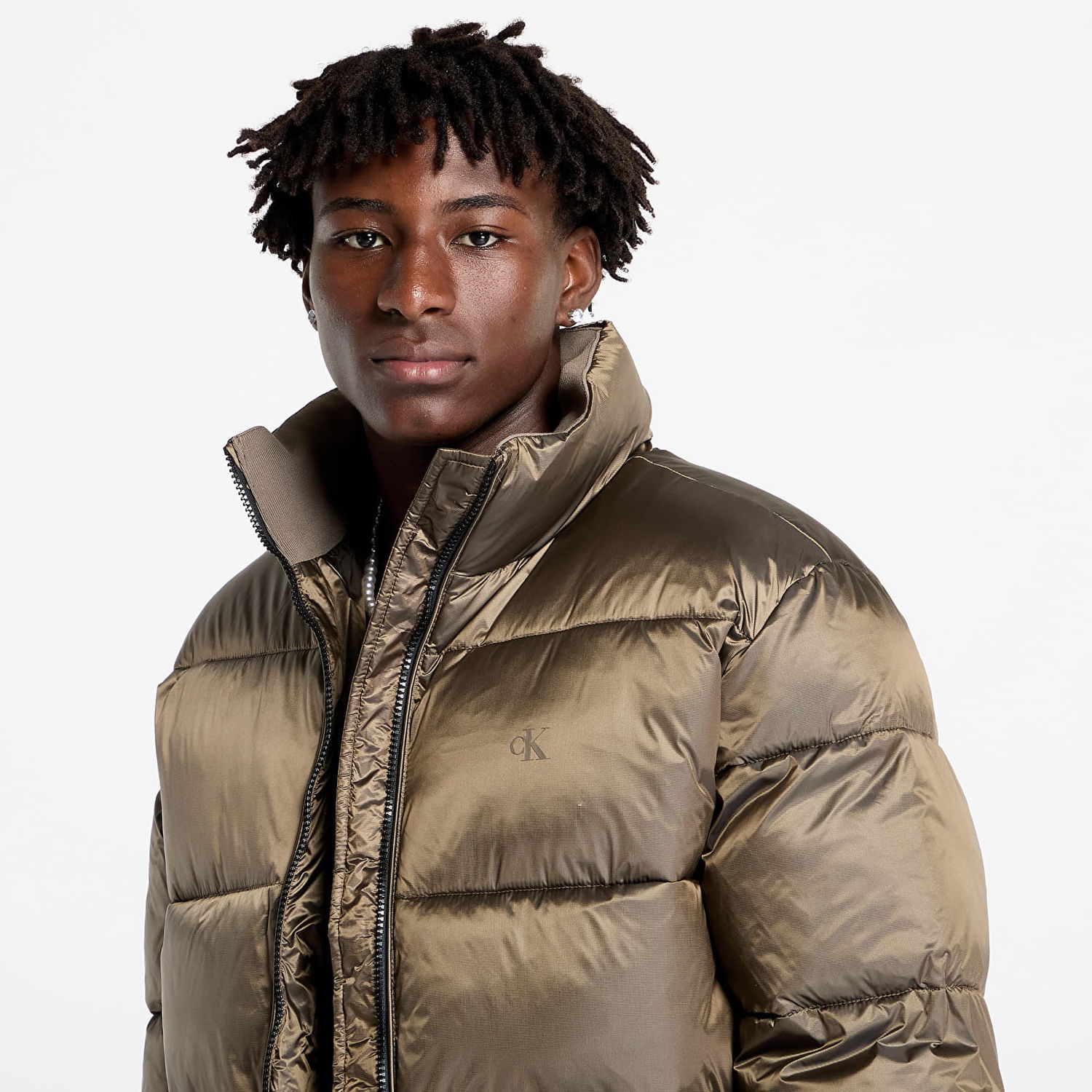 Puffer jakke CALVIN KLEIN Jeans Two Tone Puffer Jacket Beige | J30J326097 PAV, 1