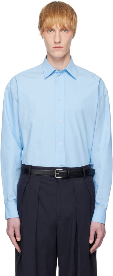 Skjorte The Row The Row Miller Button-Up Shirt Blå | 970-W2567, 0