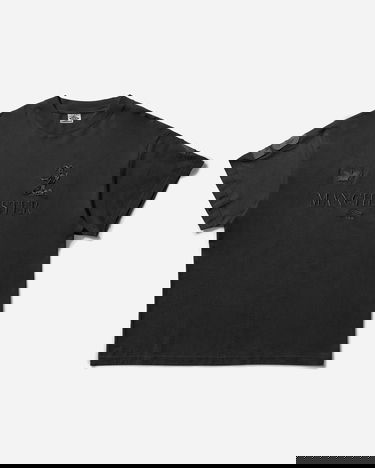 T-shirt Umbro Manchester Cult Unity Embroidered Oversized T-Shirt Sort | UBMW0397JY121 BLK0020, 4