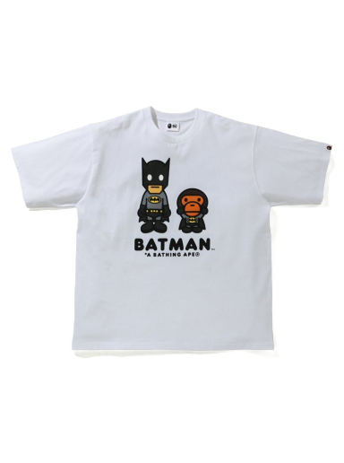 T-shirt BAPE DC x Baby Milo Batman Relaxed Fit Tee Hvid | 2H23-110-901