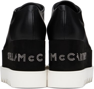Sneakers og sko Stella McCartney Elyse Logo Platform Derbys Sort | 800004W0YG0, 1