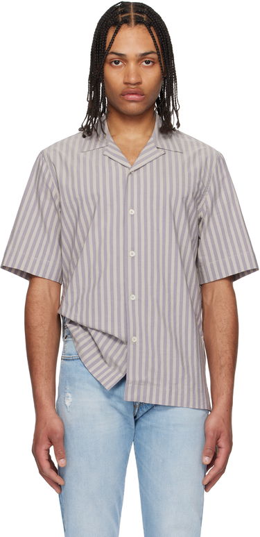Skjorte Paul Smith Paul Smith Short Sleeve Regular Fit Shirt Lilla | M1R-905U-P02635, 0