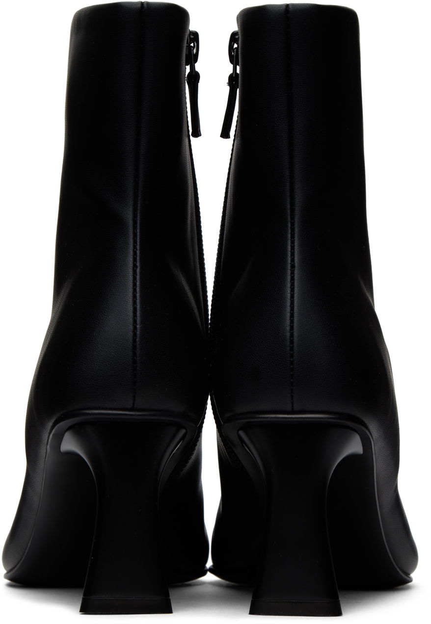 Tøj Stella McCartney Stella McCartney Elsa Pointed Toe Ankle Boots Sort | 810323AP0250, 1