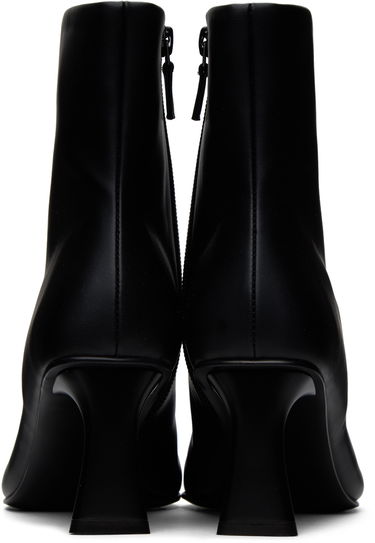 Tøj Stella McCartney Stella McCartney Elsa Pointed Toe Ankle Boots Sort | 810323AP0250, 1