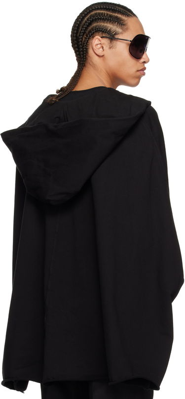 Sweater Rick Owens Rick Owens Kaftan Hoodie Sort | RR01E5505 RIG, 2