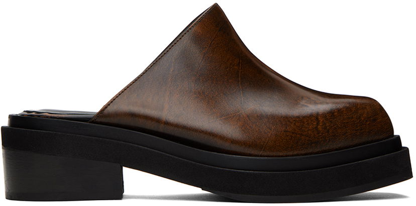 Tøj Eckhaus Latta Brown Zoe Clogs Brun | FEKLMZOCL06M0F