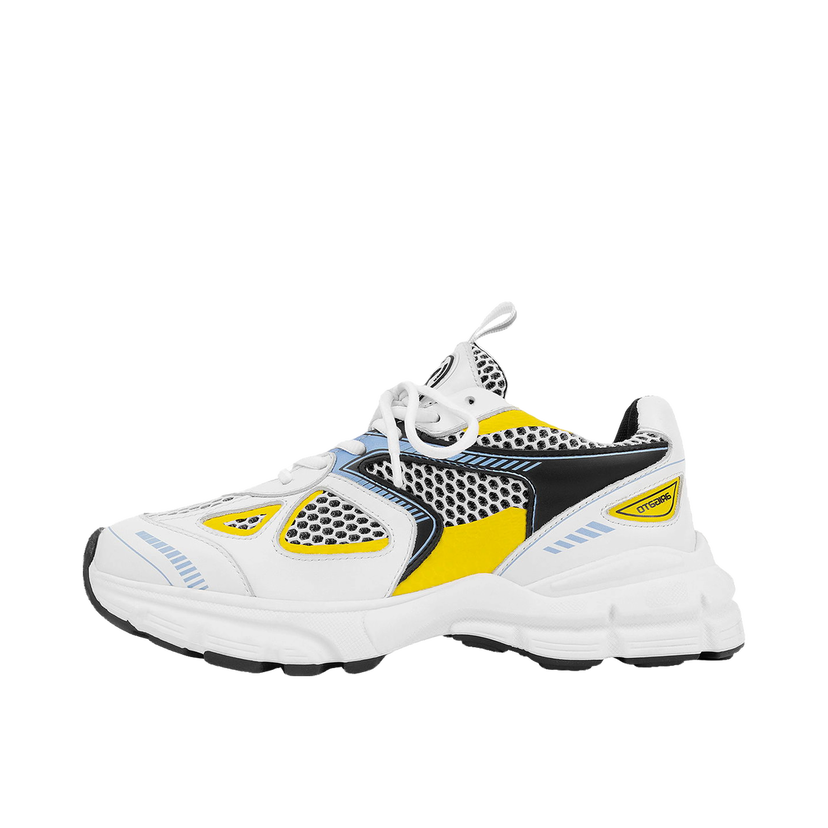 Sneakers og sko AXEL ARIGATO Marathon Runner White Black Yellow Blue (W) Gul | 93027