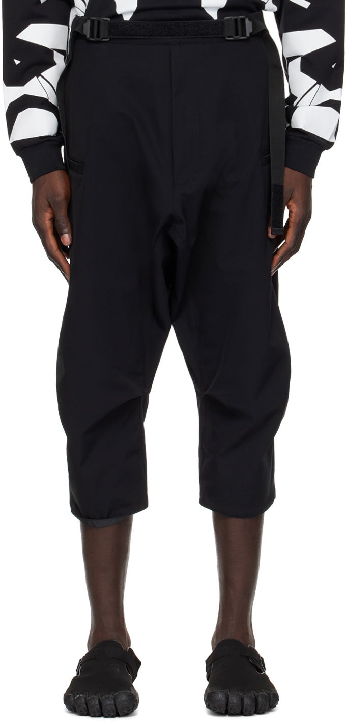 Cargo bukser Acronym ACRONYM P17-DS Cropped Trousers Sort | P17-DS