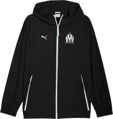 Jakke Puma Olympique de Marseille TECH Woven Jacket Sort | 781568-35, 0