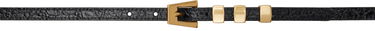 Bælter BY FAR BY FAR Vic Circular Buckle Belt Sort | 21PFVICSBLCCE, 0