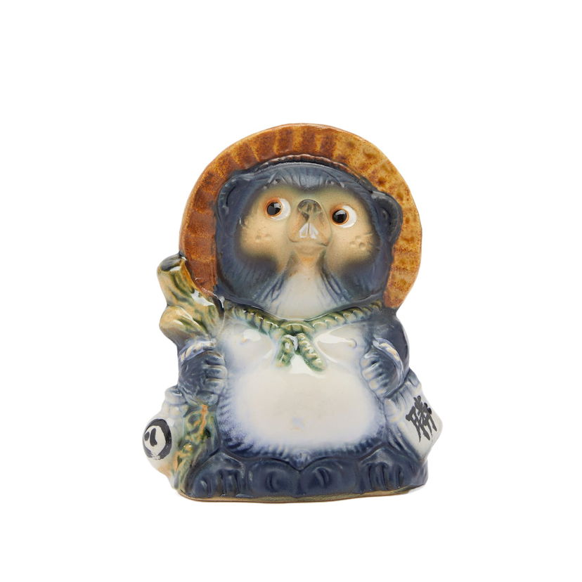 Home decor BEAMS BEAMS JAPAN Fortune Raccoon Dog Figurine Blå | 5678-0599-067