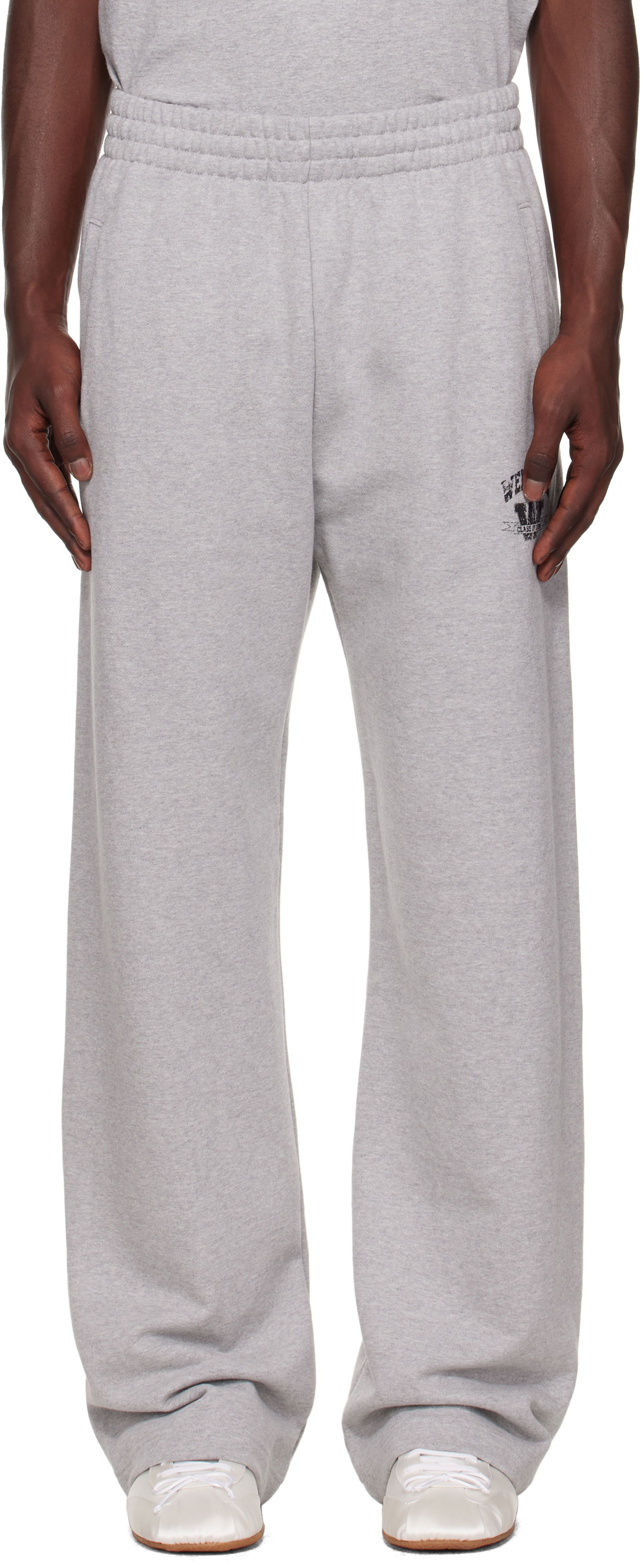 Joggingbukser We11done We11done Collegiate Sweatpants Grå | WD-TA2-25-706-U-MG, 0