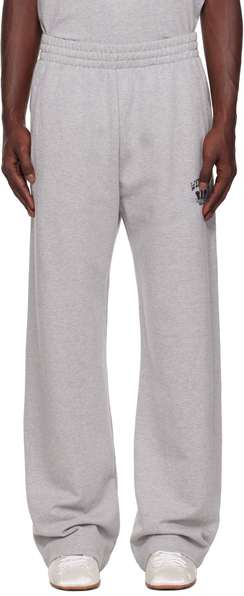 Joggingbukser We11done We11done Collegiate Sweatpants Grå | WD-TA2-25-706-U-MG