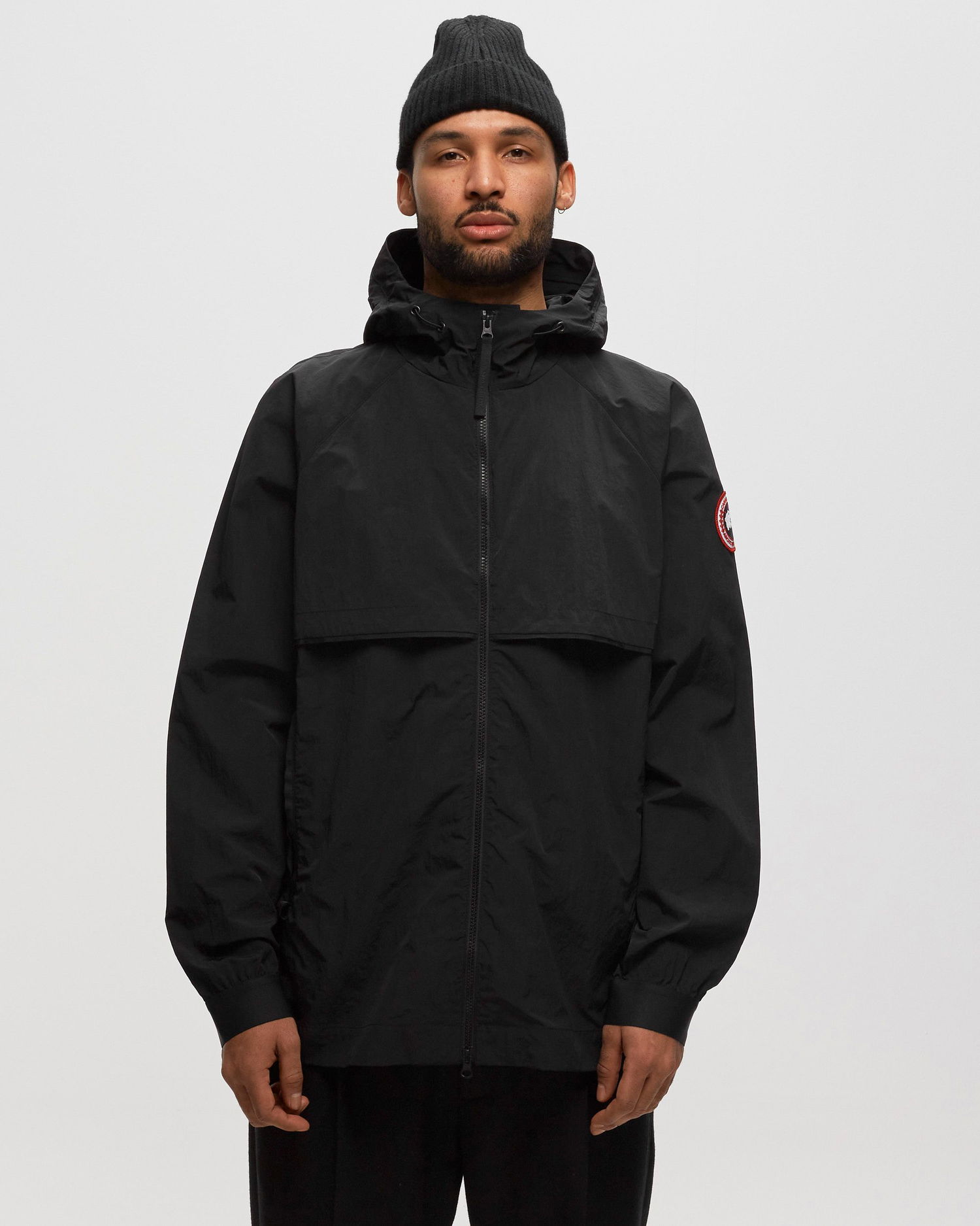 Vindjakke Canada Goose Faber Hoody Sort | 2440M-61, 1
