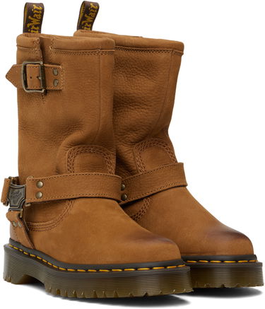 Tøj Dr. Martens Anistone Hi Leather Biker Boots Brun | 41644200, 3