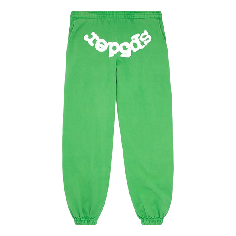 Joggingbukser Sp5der Classic Sweatpants Grøn | SP5-8D-CLS-SLG