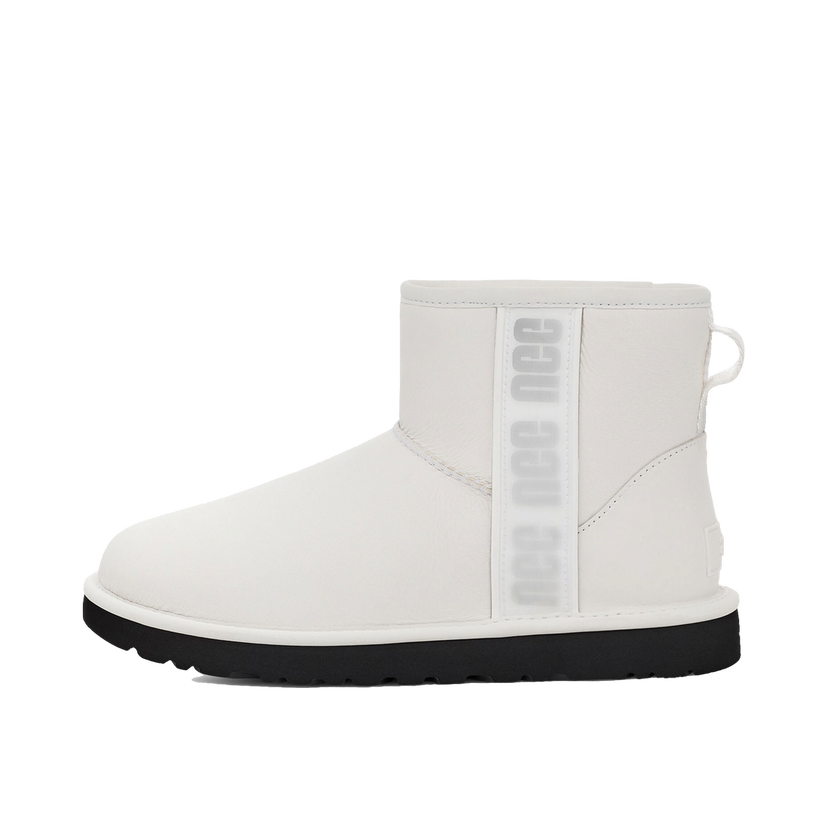 Sneakers og sko UGG Classic Mini Side Logo Boot Hvid | 1133490-UMWH
