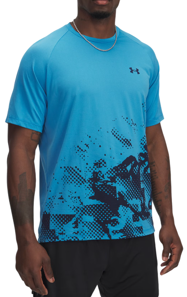 T-shirt Under Armour Tech Fade Short Sleeve T-Shirt Blå | 1390209-452, 0