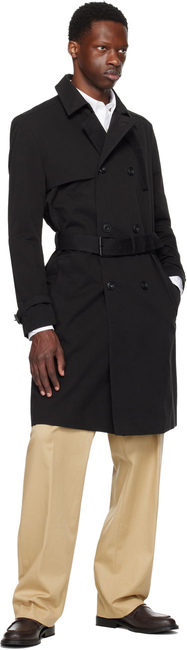 Trenchcoat BOSS Hugo Double-Breasted Trench Coat Beige | 50535072, 3