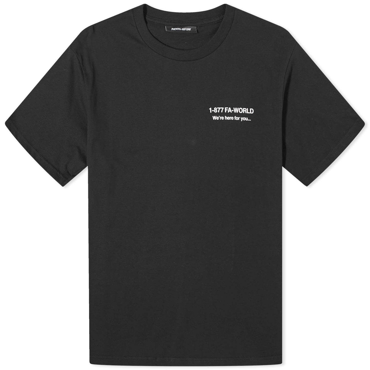 T-shirt Fucking Awesome Is Your Life A Mess? T-Shirt Sort | FA1881-BLK, 0