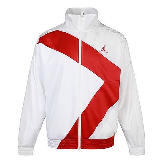 Vindjakke Jordan Jordan Stand Collar Windproof Jacket Hvid | CI7916-100