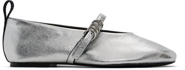 Kjole rag & bone rag & bone Spire Mary Jane Ballerina Flats Metalisk | WFF24SF001TR1, 0