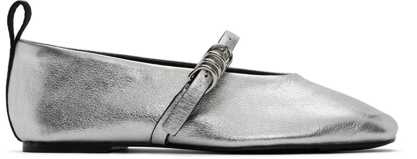 Kjole rag & bone rag & bone Spire Mary Jane Ballerina Flats Metalisk | WFF24SF001TR1