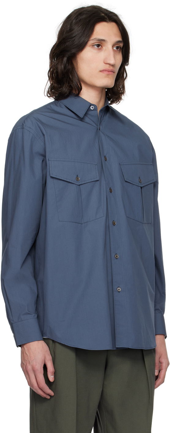 Skjorte Paul Smith Paul Smith Oversized Shirt Blå | M1R-817Y-M01673-47, 1