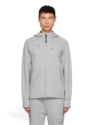 Sweatshirt C.P. Company Raised Google Hoodie Grå | 15CMSS082A-005086W