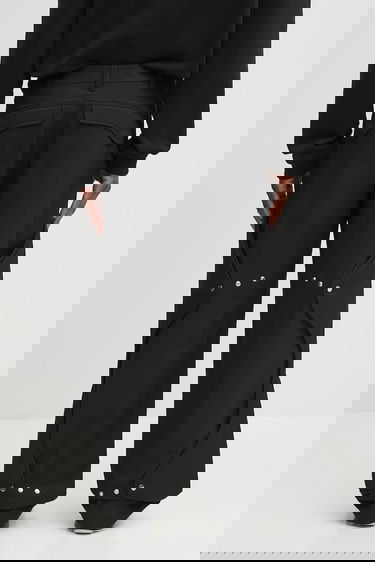 Bukser HELIOT EMIL Heliot Emil Diagonal Seam Trousers Sort | PREAW25.M.10.108.BLK01., 2