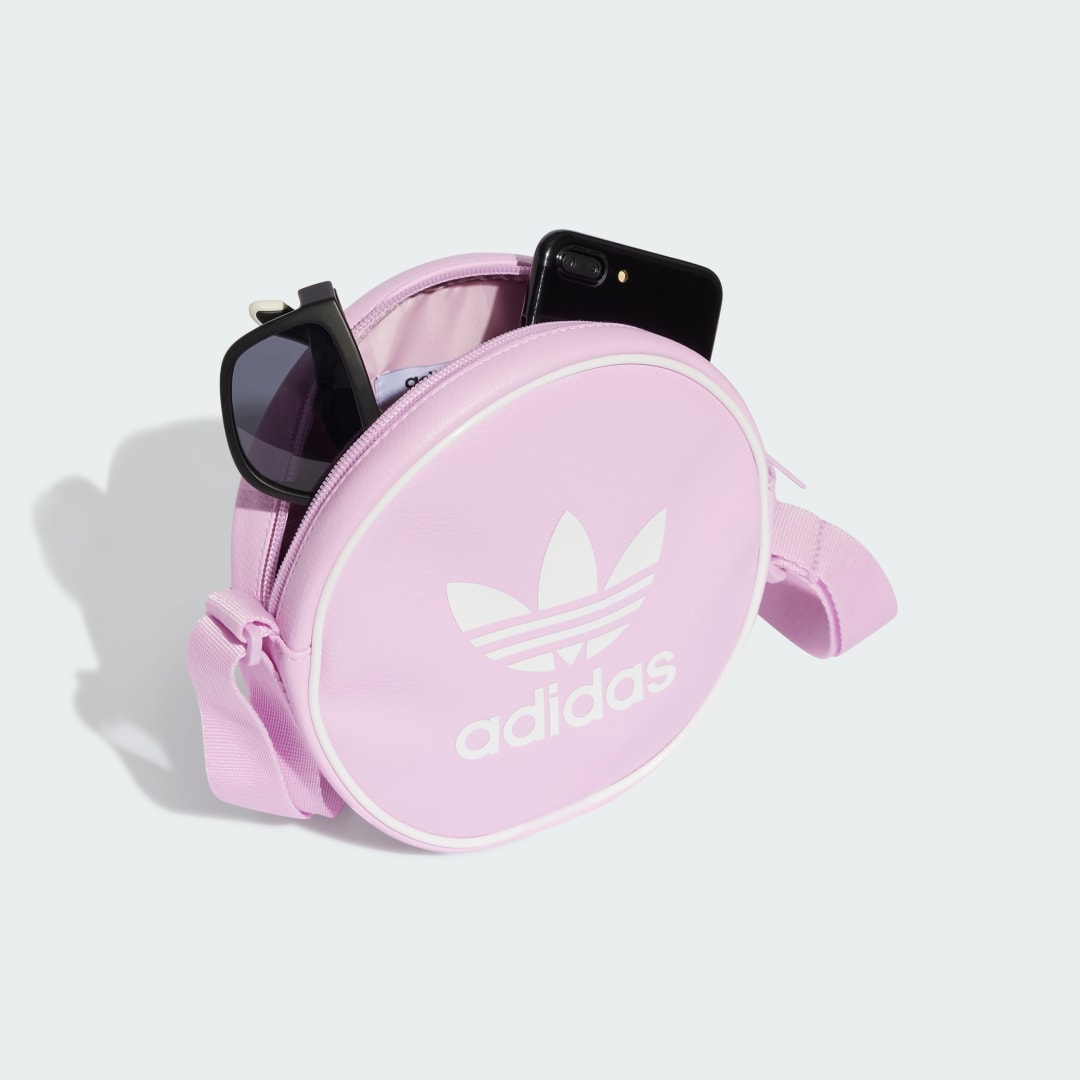 Skuldertaske adidas Performance Adicolor Classic Round Crossbody Bag Lyserød | JI9448, 1