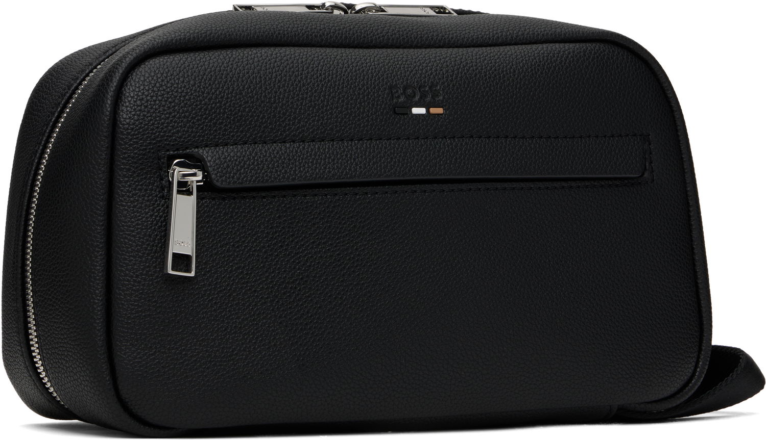 Rejsetaske BOSS BOSS Pebble-Grained Wash Bag Sort | 50548020, 1