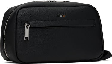 Rejsetaske BOSS BOSS Pebble-Grained Wash Bag Sort | 50548020, 1