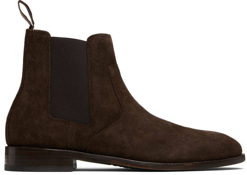 Tøj Paul Smith Paul Smith Lawson Suede Chelsea Boots Brun | M1S-LWS02-PSUE-68