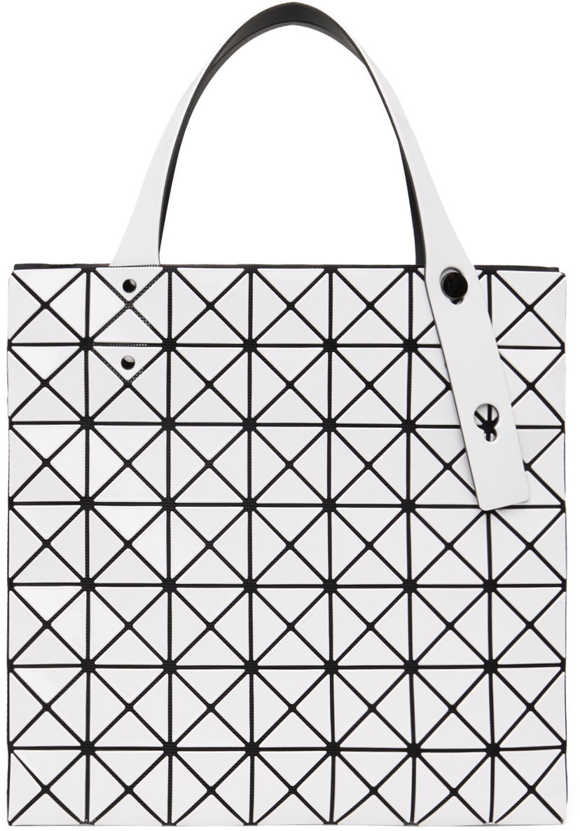 Mulepose BAO BAO ISSEY MIYAKE Prism Pattern Small Tote Bag Hvid | BB46AG047