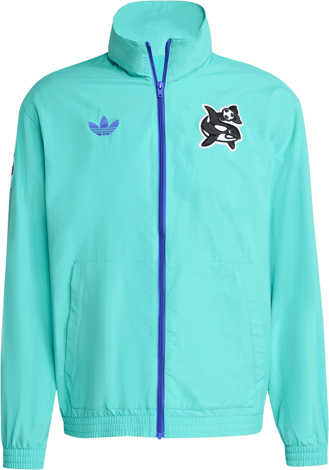 Vindjakke adidas Originals Originals Seattle Sounders FC Anthem Jacket Turkis | jm5026, 0