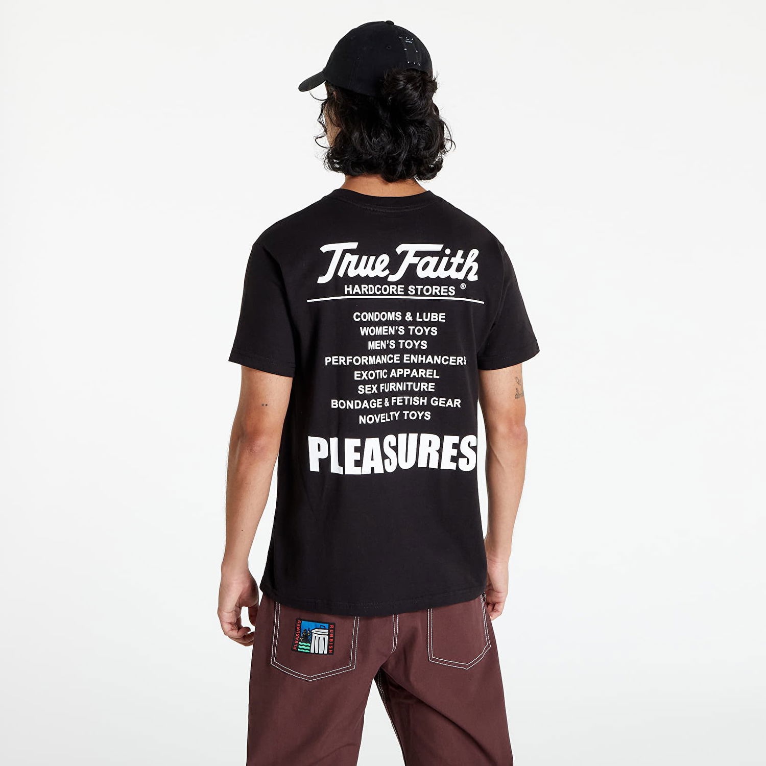 T-shirt Pleasures Faith T-Shirt Sort | P22F058 BLACK, 1