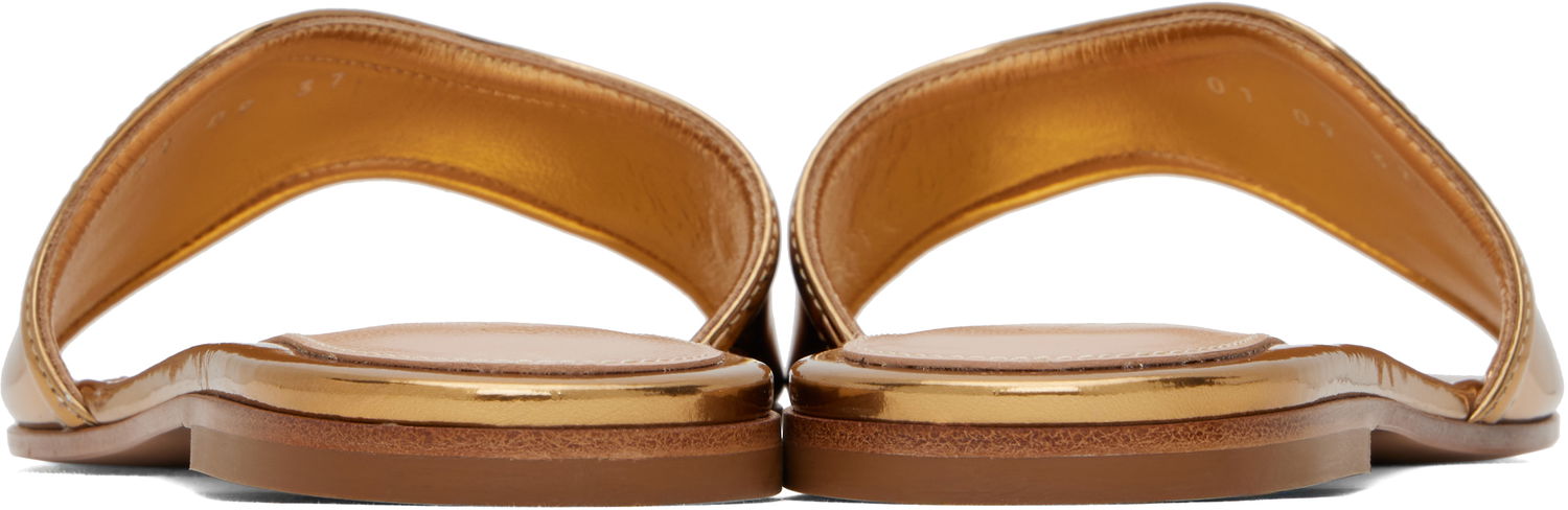 Sneakers og sko Gianvito Rossi Lucrezia Women's Open Toe Sandals Metalisk | G15060-05CUO-MET, 1