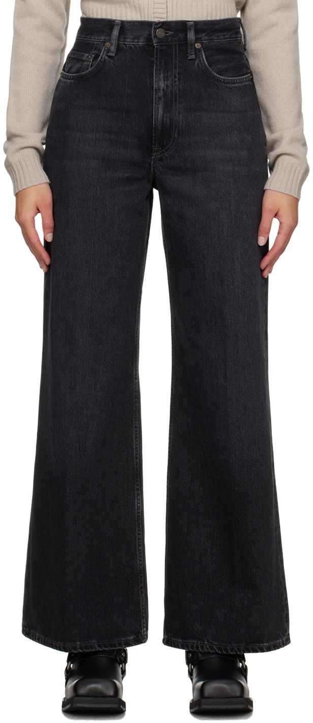 Jeans Acne Studios Relaxed-Fit Jeans Sort | A00463-, 0