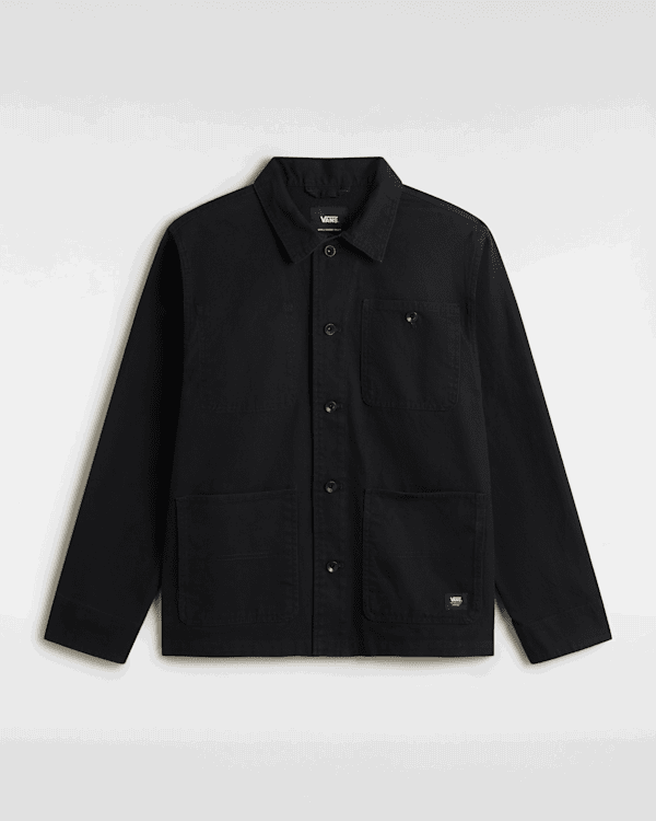 Jakke Vans Drill Chore Canvas Jacket Sort | VN000KV1BLK, 0