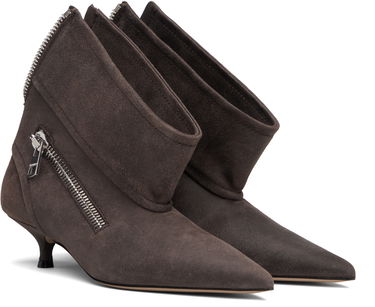 Sneakers og sko JW Anderson JW Anderson Biker Kitten Heel Boots Brun | BT0105-LA0319, 3