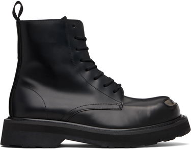 Sneakers og sko KENZO Kenzo Paris KENZOSMILE Lace-Up Boots Sort | FF65BT111L52, 0