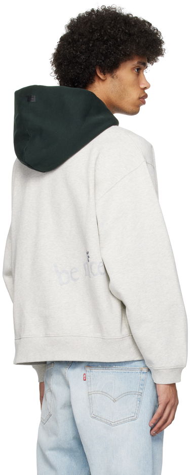 Sweatshirt ERL Venice Knit Hoodie Grå | ERL08T032, 3