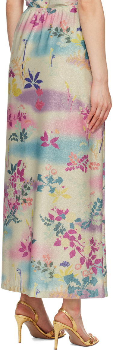 Nederdel Anna Sui Floral Print Maxi Skirt Flerfarvet | 424B10, 2