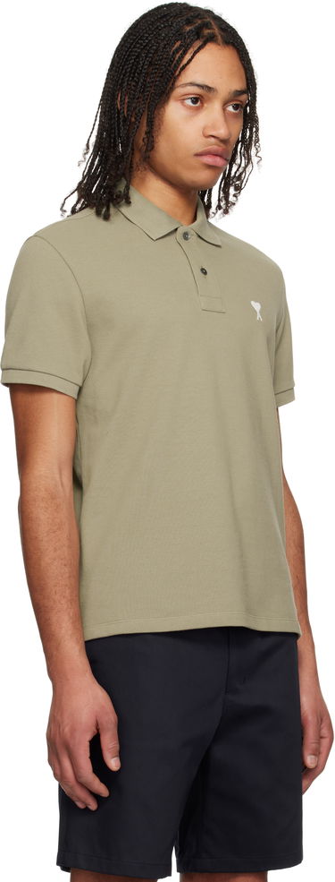 Polo skjorte AMI AMI Paris Classic Ami De Coeur Polo Shirt 3XL Grøn | HPL060.760-375, 2