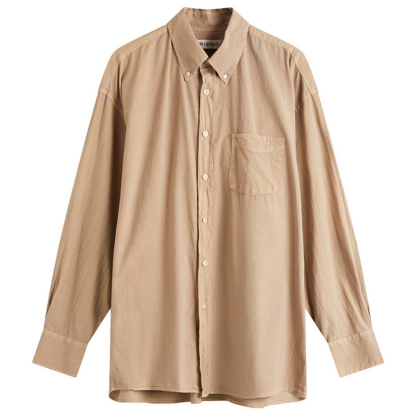 Skjorte OUR LEGACY Our Legacy Borrowed Button Down Shirt, Size Small Beige | M4232BBPV