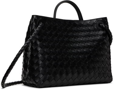 Håndtaske Bottega Veneta Navy Medium Andiamo Bag Sort | 766016 VCPP1, 2