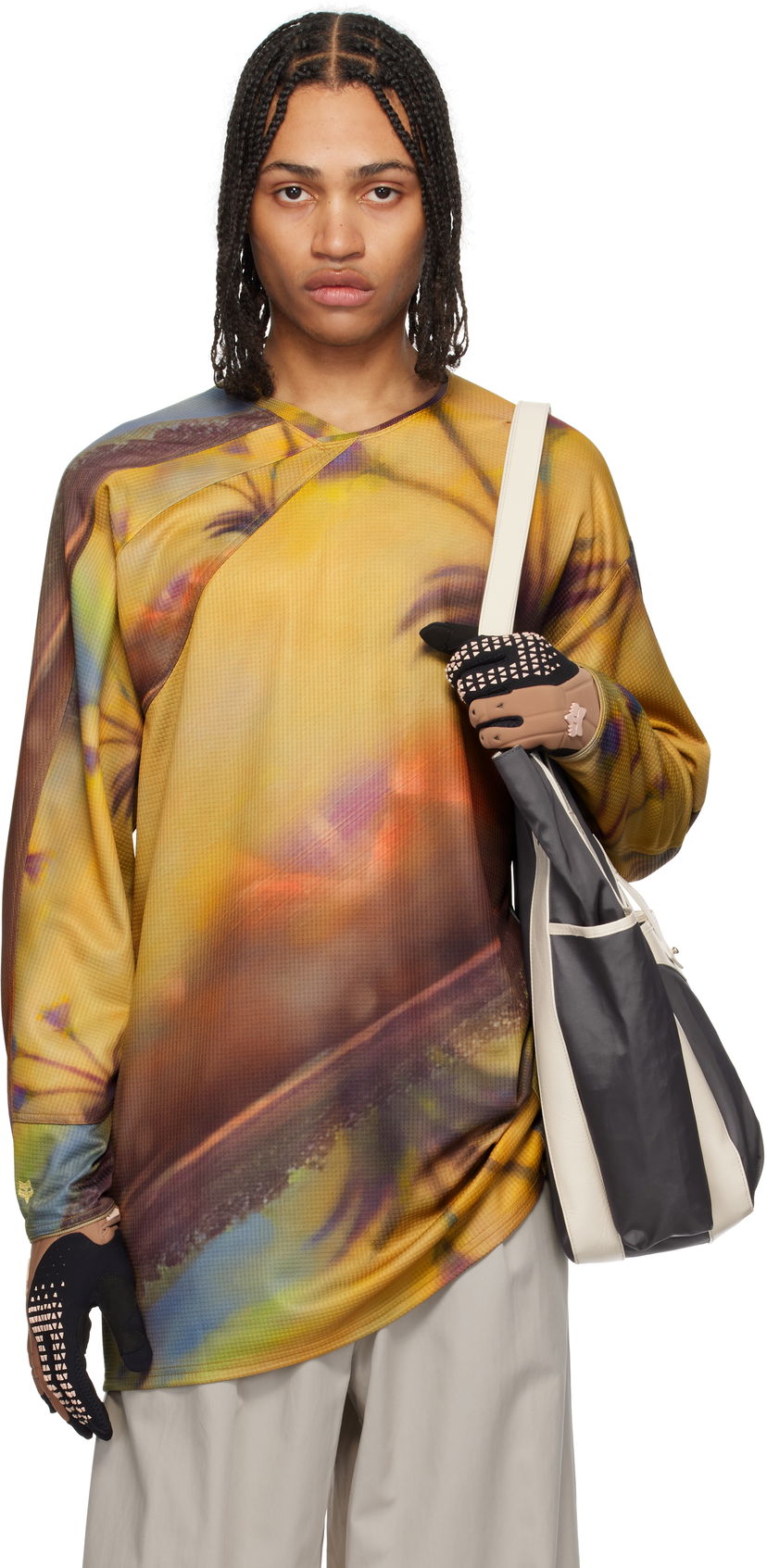 Jersey KIKO KOSTADINOV Kiko Kostadinov Fox Racing Edition Printed Tunic T-Shirt Flerfarvet | 36888-562