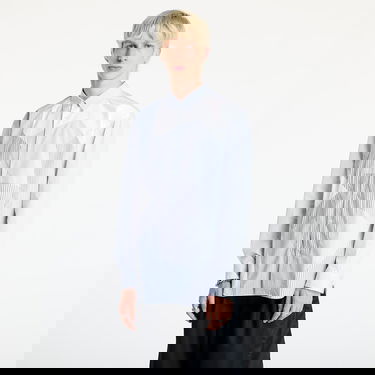 Skjorte Comme des Garçons SHIRT Woven Shirt White/ Stripe Blå | FN-B027 White, 0